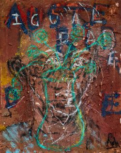 O palimpsesto da resistência, 2026
Técnica mista s/tela
50x40cm
800€